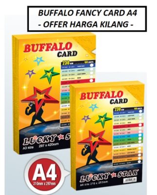 BUFFALO FANCY CARD A4