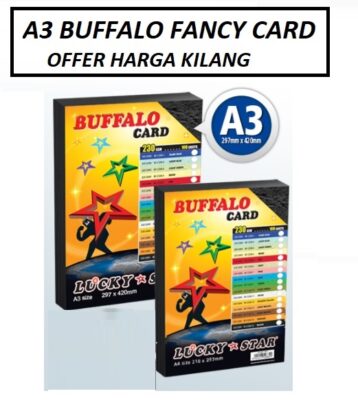 BUFFALO FANCY CARD A3 230 GSM