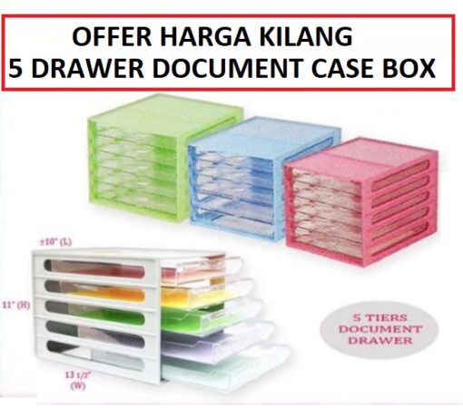 5 TIER A4 DOCUMENT DRAWER