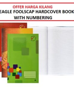 EAGLE FOOLSCAP HARD COVER BOOK