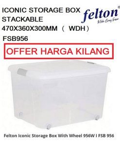 TRANSPARENT STORAGE BOX 40L FSB 956