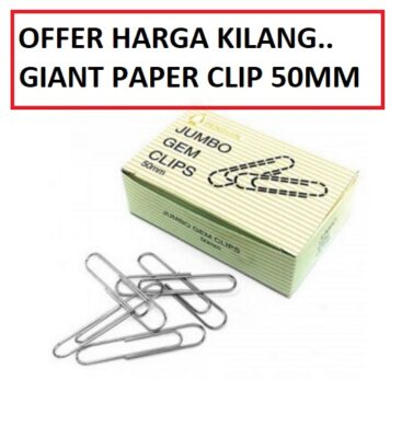 JUMBO PAPER CLIP 50MM