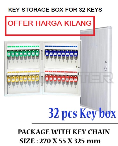 KEY STORAGE BOX FOR 32 KEYS KEY STORAGE BOX FOR 32 KEYS