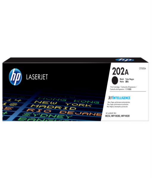 HP 202A Black LaserJet Toner Cartridge ( CF500A )