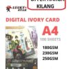 DIGITAL IVORY CARD 180GSM 230GSM 250GSM