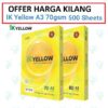 IK PAPER A3 70GSM SUPPLIER MALAYSIA