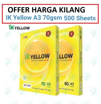 IK PAPER A3 70GSM SUPPLIER MALAYSIA