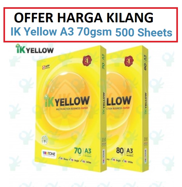 IK PAPER A3 70GSM SUPPLIER MALAYSIA IK PAPER A3 70GSM SUPPLIER MALAYSIA