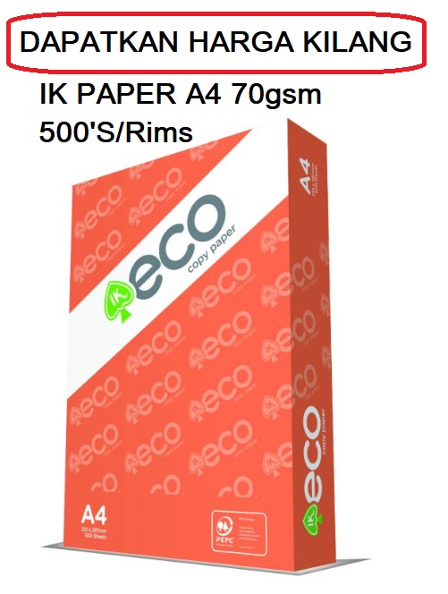 IK PAPER A4 70GSM / IK ECO A4 70GSM IK PAPER A4 70GSM / IK ECO A4 70GSM