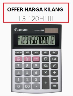 CANON LS-120HI III 12 DIGITS CALCULATOR