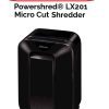 FELLOWES LX201 MICRO CUT PAPER SHREDDER