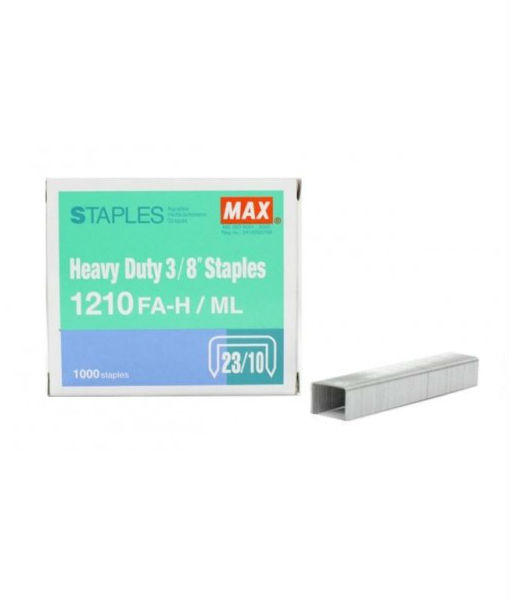 MAX STAPLES 1210 HEAVY DUTY 3/8" STAPLES Big Stationery