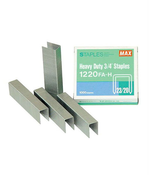 MAX STAPLES 1220 HEAVY DUTY 3/4" STAPLES Big Stationery