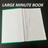 large minutes book
