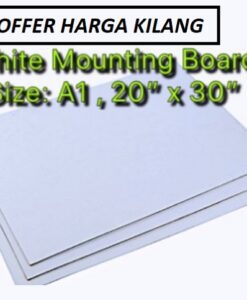 A1 WHITE MOUNTING BOARD 20" X 30"