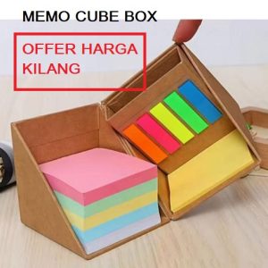 STICKY NOTE BOX SET/Cube Box Memo Pad