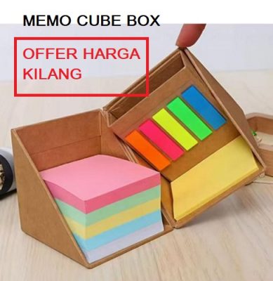 STICKY NOTE BOX SET/Cube Box Memo Pad