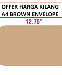 BROWN ENVELOPE A4 SIZE 9" X 12 3/4"