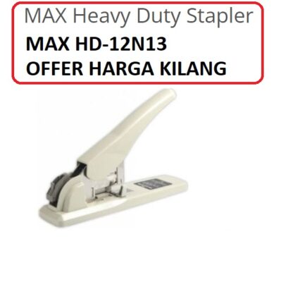 MAX HD-12N13 HEAVY DUTY STAPLER MAX HD-12N13 HEAVY DUTY STAPLER