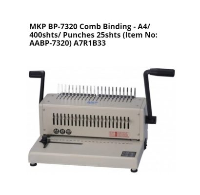 MKP BP7320 BINDING MACHINE