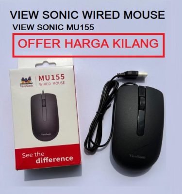 VIEW SONIC MU155 WIRE USB MOUSE