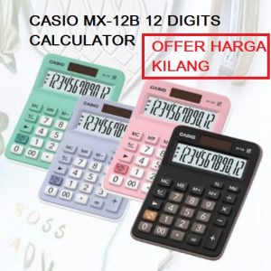 CASIO MX-12B 12 DIGITS CALCULATOR