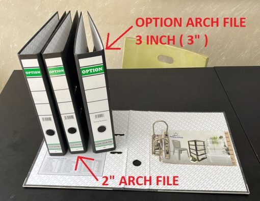 ARCH FILE 3" OPTION GOLD