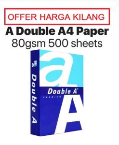 A4 80GSM DOUBLE A PAPER