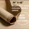 BROWN KRAFT PAPER 36" X 48" | BROWN PACKING PAPER