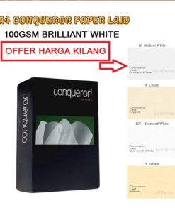 A4 CONQUEROR PAPER BRILLIANT WHITE