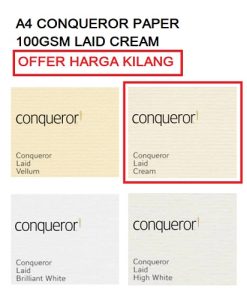 A4 CONQUEROR PAPER CREAM