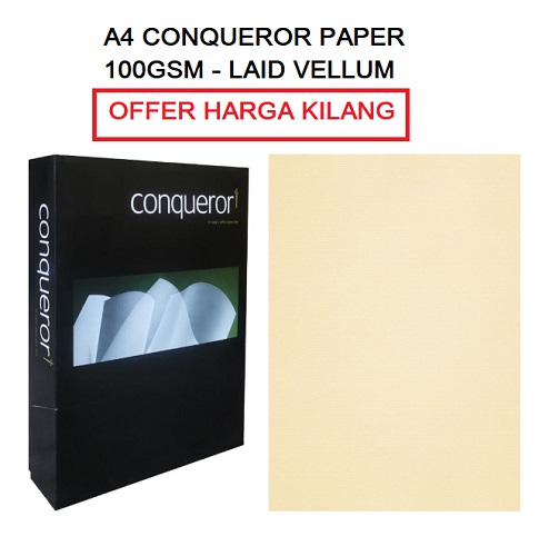 A4 CONQUEROR PAPER LAID VELLUM A4 CONQUEROR PAPER LAID VELLUM