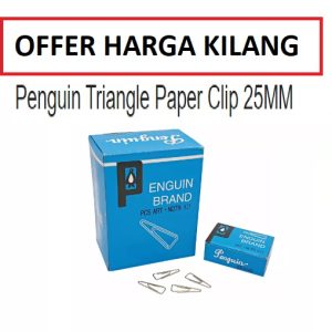 TRIANGLE PAPER CLIP 25MM