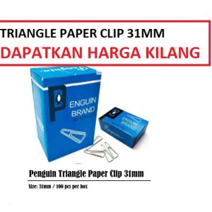 TRIANGLE PAPER CLIP 31MM