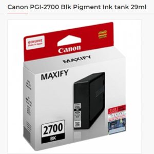 Canon PGI-2700 Black Pigment Ink 29ml