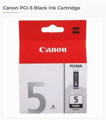 Canon PGI-5 Black Ink Cartridge