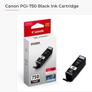 Canon PGI 750 Black Ink Cartridge