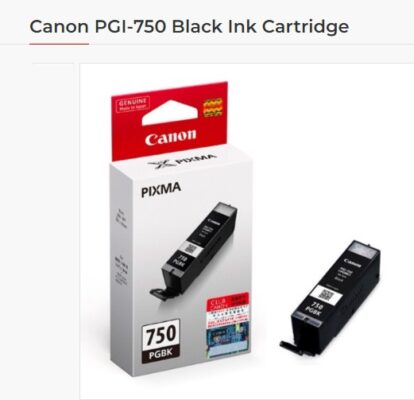 Canon PGI 750 Black Ink Cartridge