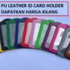 LEATHER ID CARD HOLDER