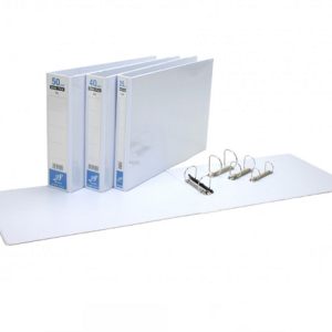 PVC A3 2D RING FILE WHITE