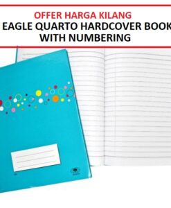 EAGLE QUARTO HARD COVER BOOK