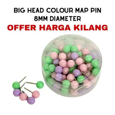 COLOUR BIG HEAD MAP PIN