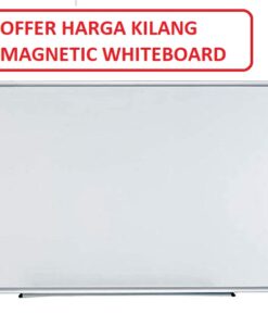 MAGNETIC WHITEBOARD WITH ALUMINIUM FRAME