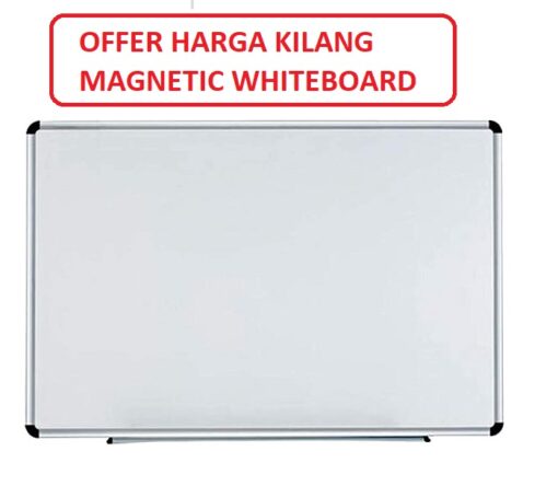 MAGNETIC WHITEBOARD WITH ALUMINIUM FRAME
