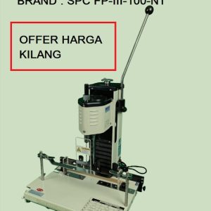 ELECTRIC PAPER DRILLING MACHINE SPC-FP-III-100-NT