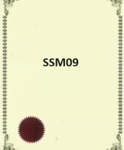 CERTIFICATE CARD WITH RED SEAL - SSM09