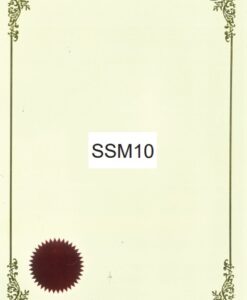 CERTIFICATE CARD WITH RED SEAL - SSM10