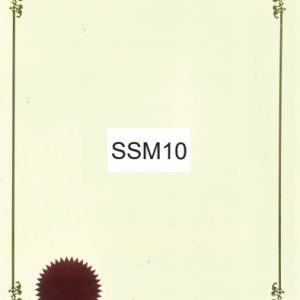 CERTIFICATE CARD WITH RED SEAL - SSM10