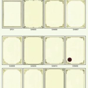 A4 CERTIFICATE PAPER WITH RED SEAL