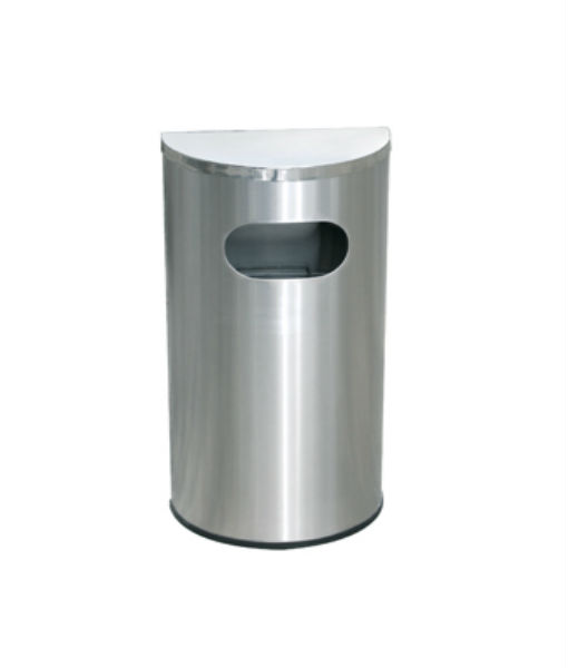 Stainless Steel Semi Round Bin With Full Top – SUGO 203FT